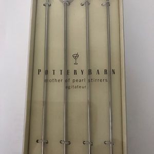 Pottery Barn Mother Of Pearl Stirrers